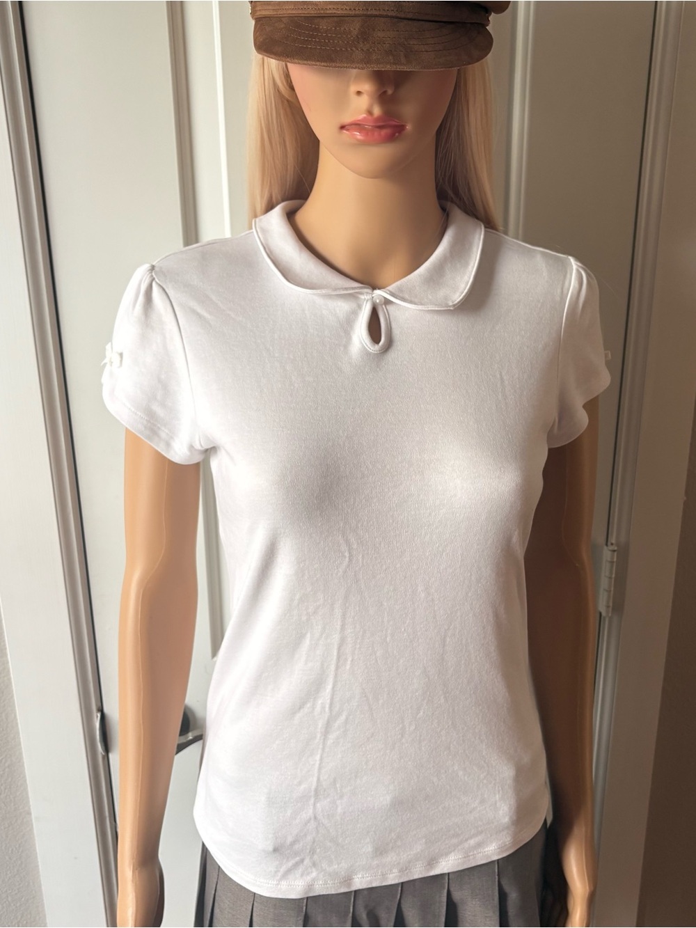 Nautica White Collard School Uniform